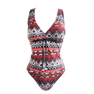 Katia Swimsuit Tribal Print Padded Bra 2XL